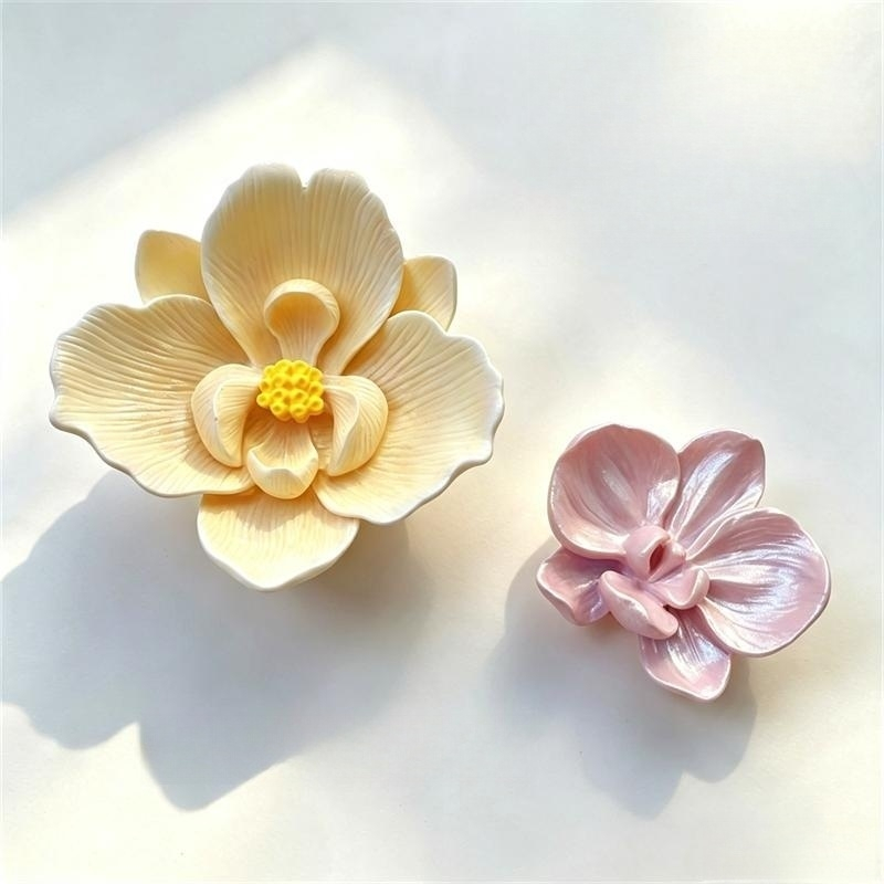 Perfume Fragrance Oils For Candles - 3D Kelebek Orkide Silikon Kalıp Çiçek