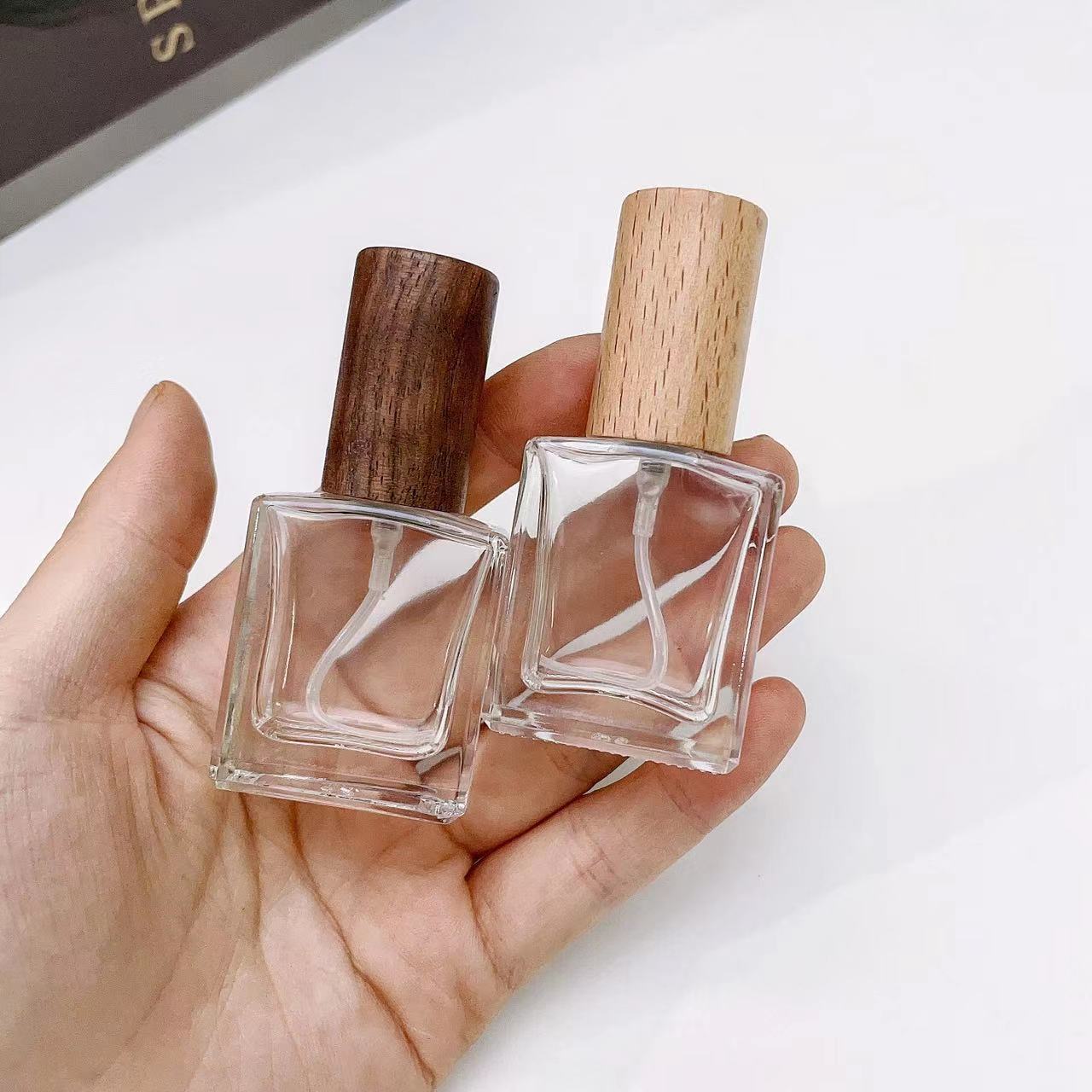 Perfume Quotes - Ahşap kap boş parfüm Atomizer ile