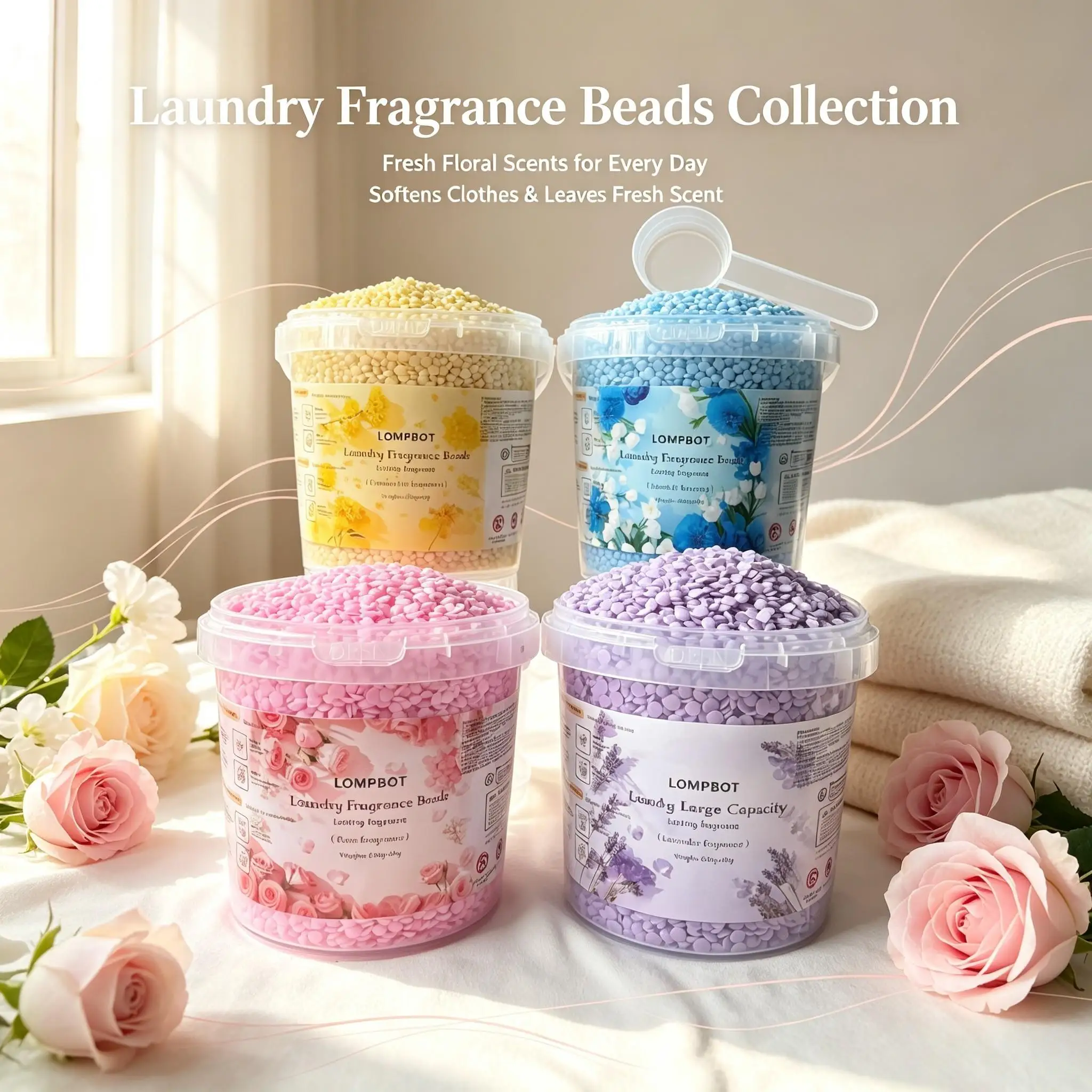 Perfume Fragrance Powder - 800g Büyük Boy Çamaşır Kokusu Boncukları