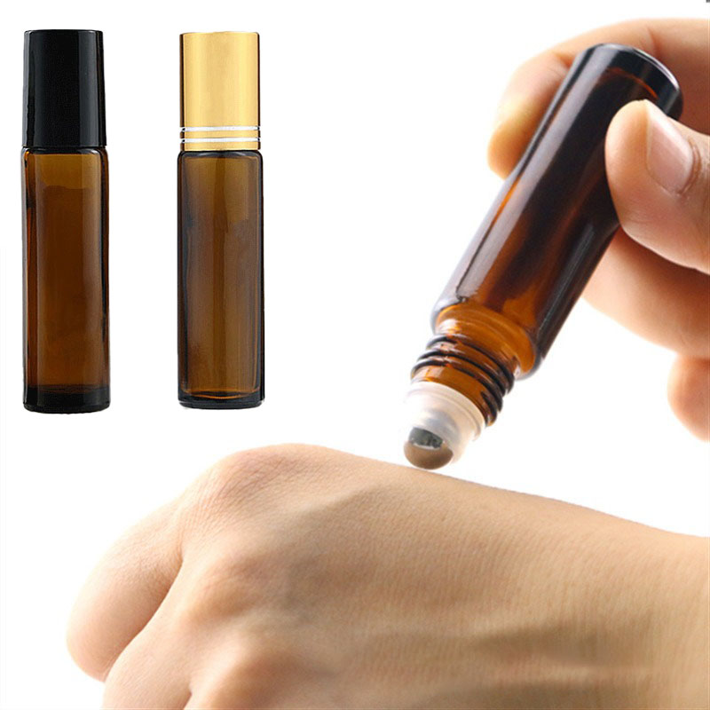 Attar Oil Roll On - 5 adet 10/15ml amber cam boş