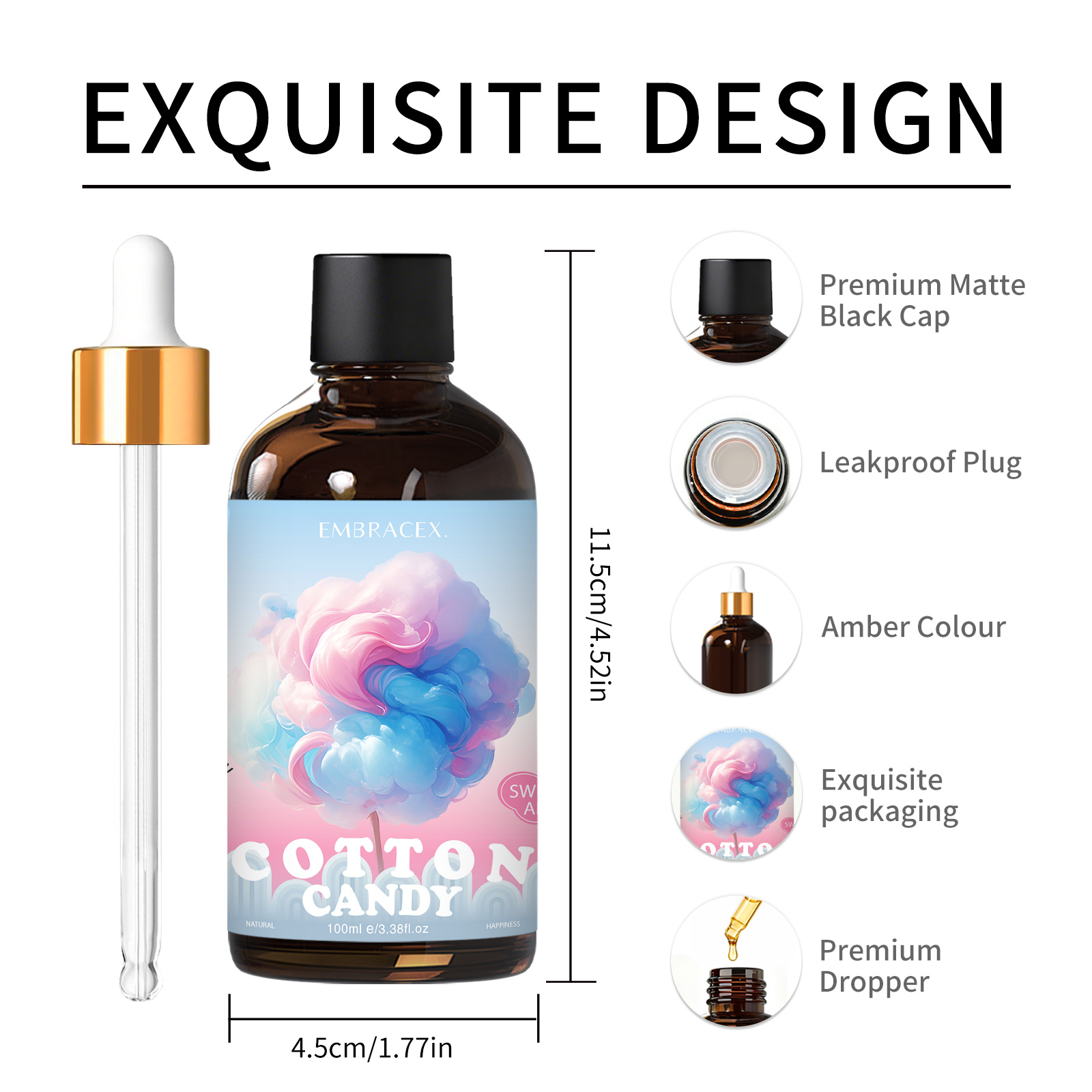 100ml Pamuk Şeker Kokulu Yağla - Perfume Fragrance Oils For Candles incelemesi ve fiyatı