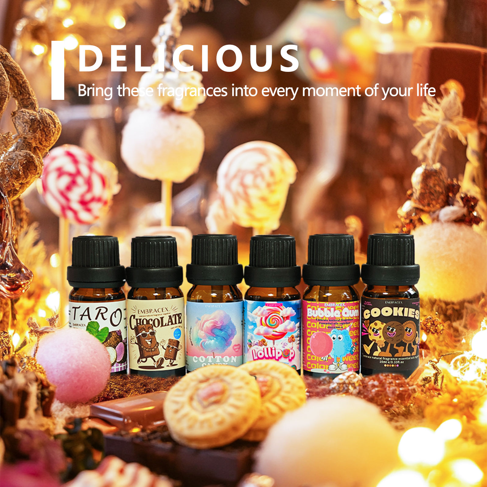 6PC/1Set Lezzetli Koku Yağları - Perfume Fragrance Oils For Candles incelemesi ve fiyatı