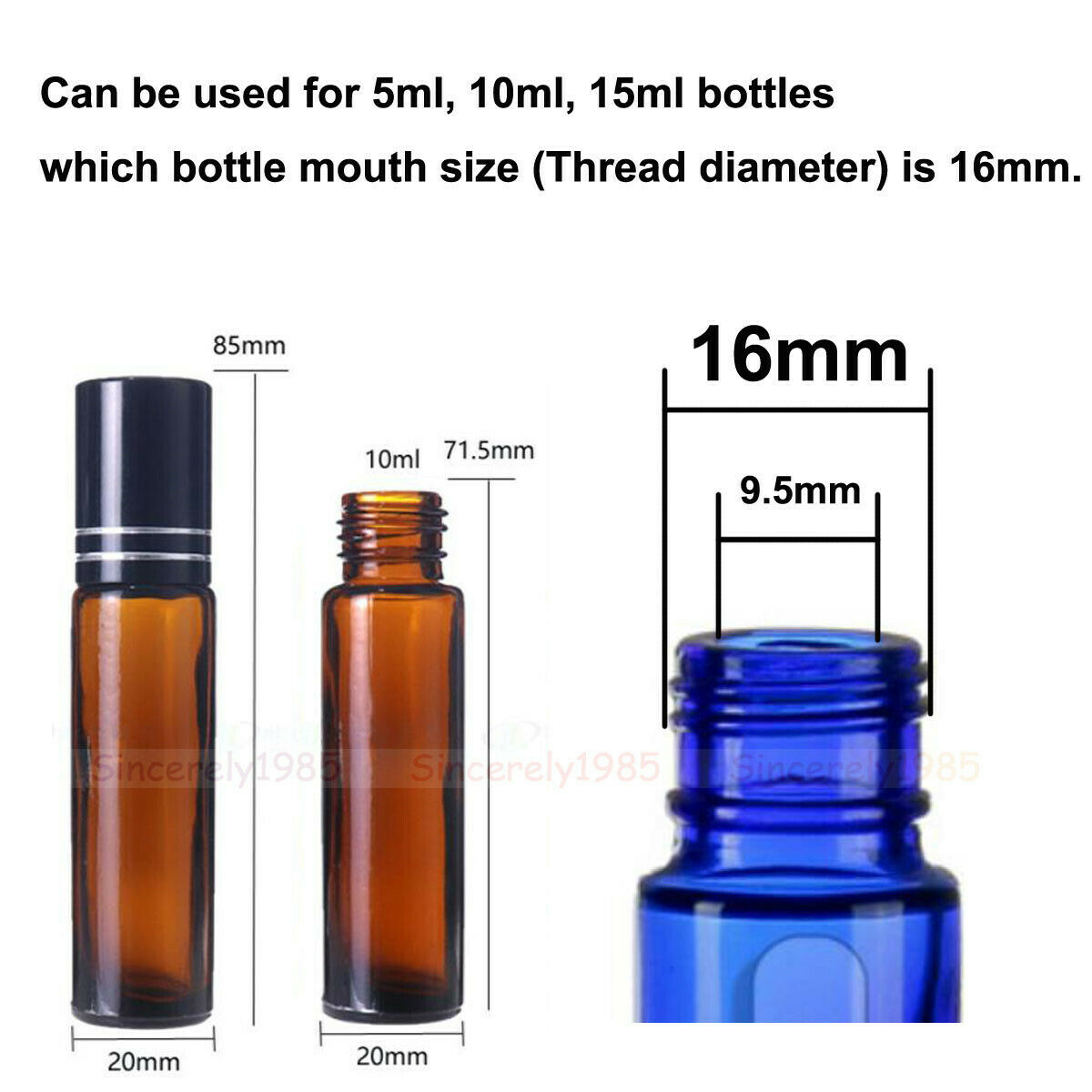 16mm 5ml 10ml Roll On Şişe Cam - Attar Oil Roll On incelemesi ve fiyatı