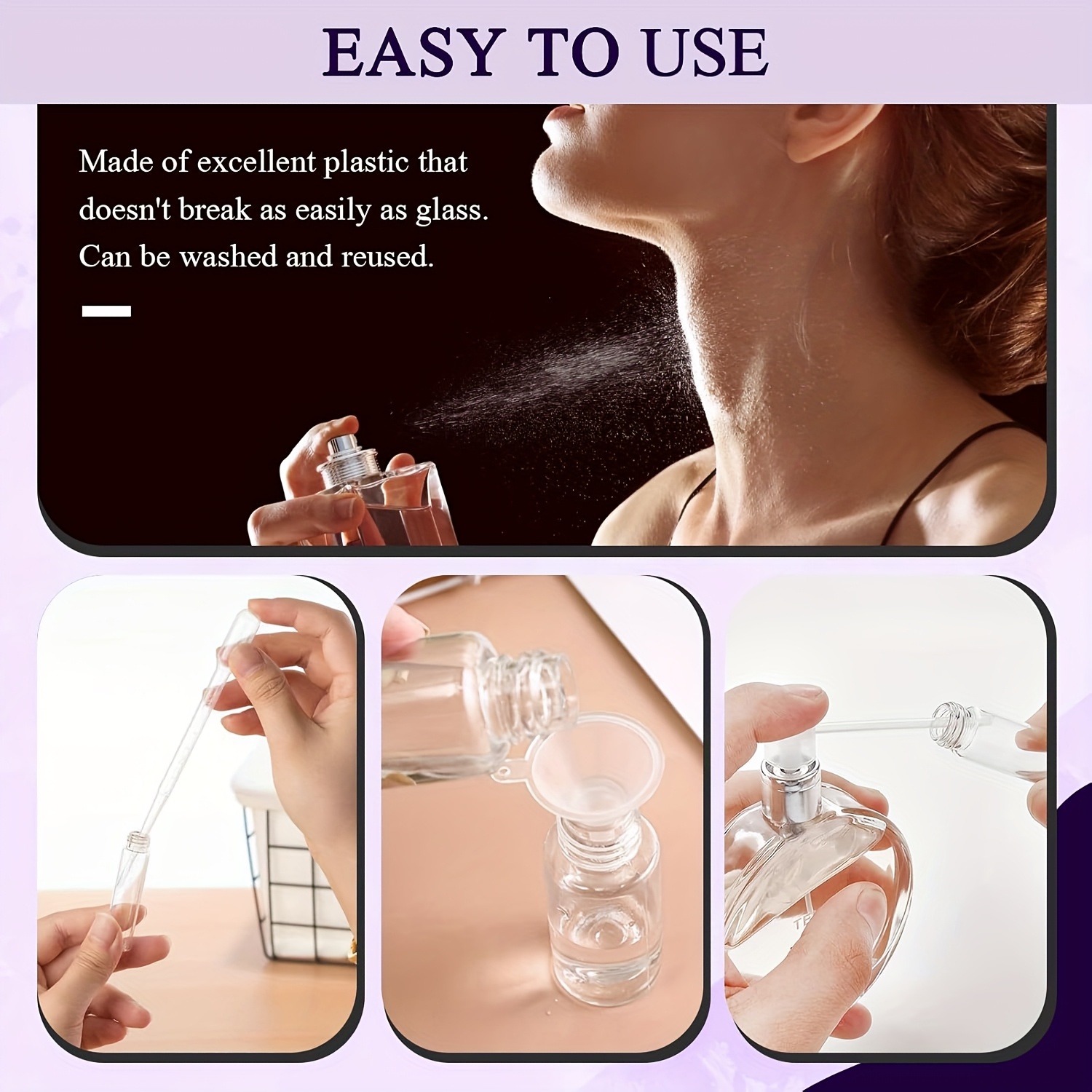 40 parçalı parfüm dolum seti:  - Oud Perfume Spray incelemesi ve fiyatı