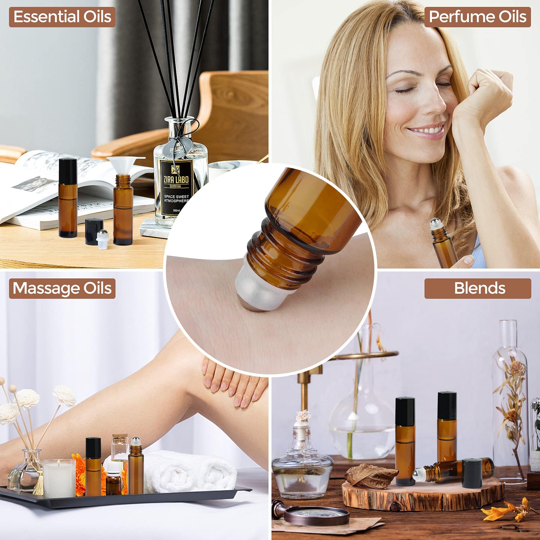 8/30 adet cam rulo şişe 10ml b - Attar Oil Roll On incelemesi ve fiyatı